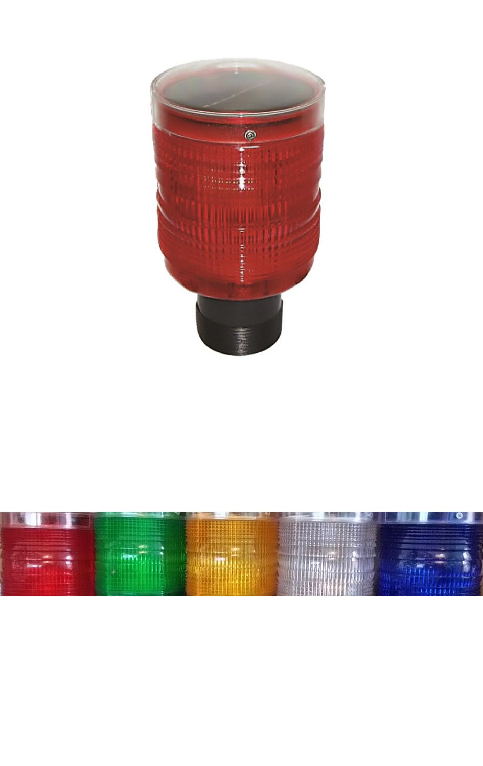 solar barricade lighting